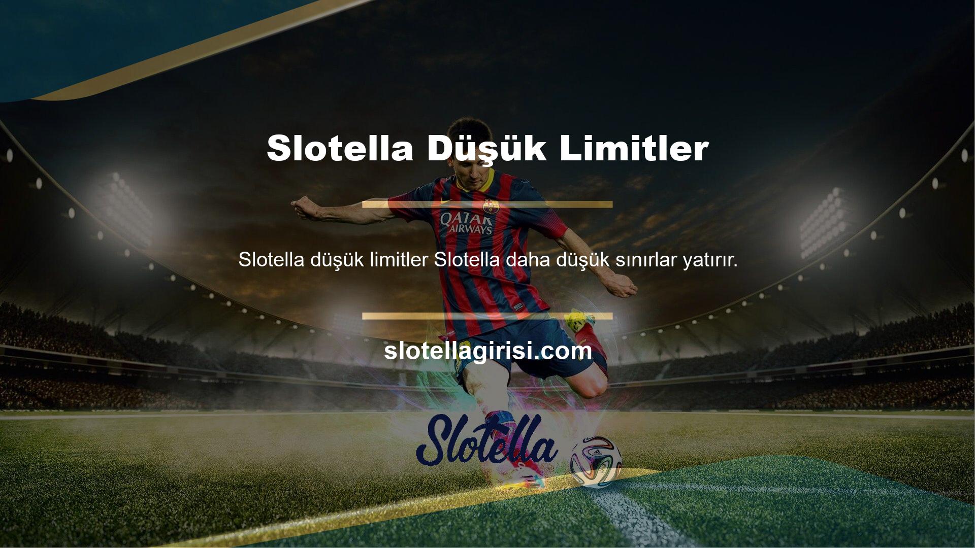 Slotella para yatırmak isteyen bahis severler önce bankaların düşük sınırlarını kontrol etmelidir