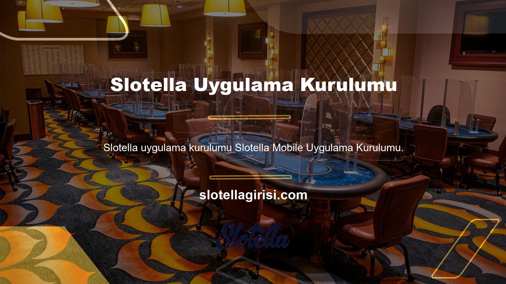 Slotella Giriş tüm spor bahislerine, casinoya ve canlı casino hizmetlerine erişmenizi sağlar